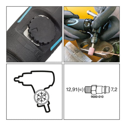 HAZET pneumatyczna szlifierka matrycowa 9032N-5 2000-20000 min-¹ ( 4000898932 )