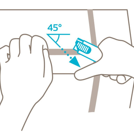 Nóż bezpieczny MARTOR SECUNORM HANDY nr 445 Długość 100 mm Szerokość 7,8 mm Wysokość 25,5 mm ( 4000817784 )