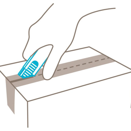 Nóż bezpieczny MARTOR SECUNORM HANDY nr 444 Długość 100 mm Szerokość 7,8 mm Wysokość 25,5 mm ( 4000817780 )