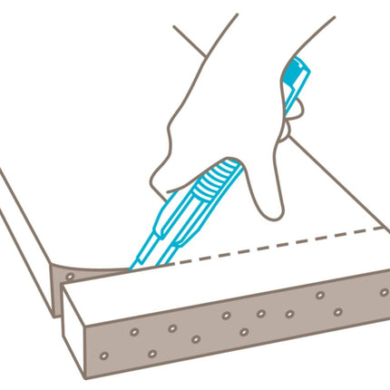 Nóż bezpieczny MARTOR SECUNORM 380 Długość 170,5 mm Szerokość 20 mm Wysokość 34 mm ( 4000817833 )