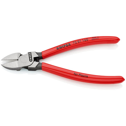 KNIPEX Szczypce tnące ukośne do tworzyw sztucznych Długość całkowita 160 mm ( 4000810179 )