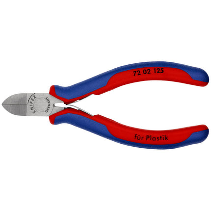 KNIPEX Szczypce tnące ukośne do tworzyw sztucznych Długość całkowita 125 mm ( 4000794228 )