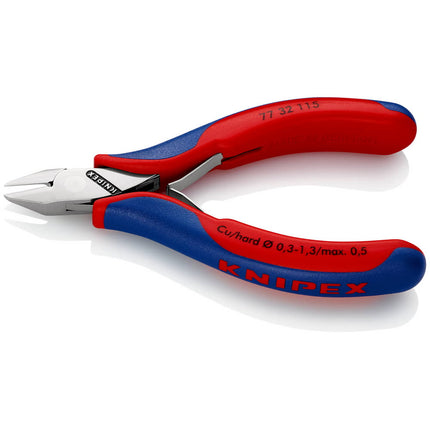 KNIPEX Electronics szczypce tnące boczne długość 115 mm kształt 3 ( 4000810749 )