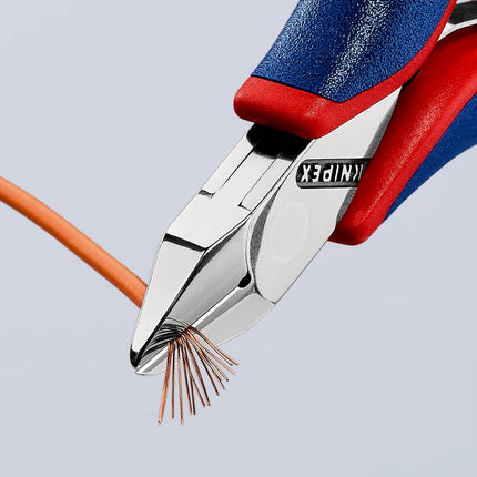 KNIPEX Electronics szczypce tnące boczne długość 115 mm kształt 3 ( 4000810749 )