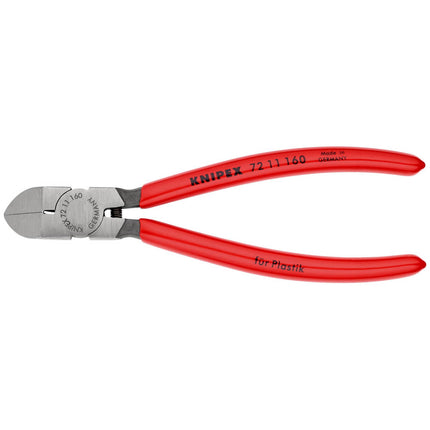 KNIPEX Szczypce tnące ukośne do tworzyw sztucznych Długość całkowita 160 mm ( 4000810180 )