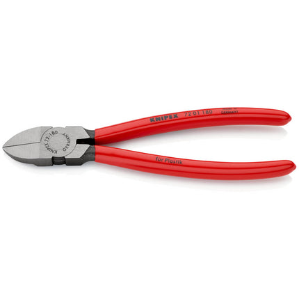 KNIPEX Szczypce tnące ukośne do tworzyw sztucznych Długość całkowita 180 mm ( 4000794227 )