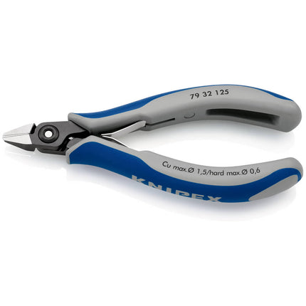 KNIPEX precyzyjne nożyce do cięcia ukośnego elektroniki długość 125 mm kształt 3 ( 4000810822 )