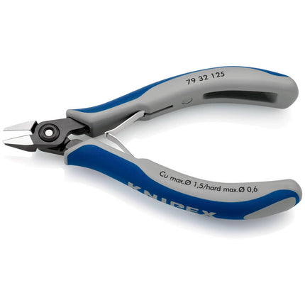 KNIPEX precyzyjne nożyce do cięcia ukośnego elektroniki długość 125 mm kształt 3 ( 4000810822 )