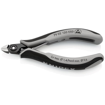 KNIPEX precyzyjne elektroniczne noże ukośne długość 120 mm kształt 0 ( 4000810833 )