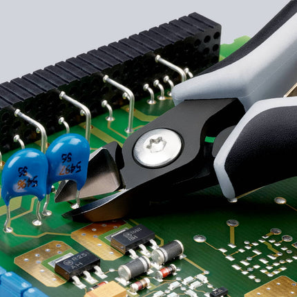 KNIPEX precyzyjne elektroniczne noże ukośne długość 120 mm kształt 0 ( 4000810833 )