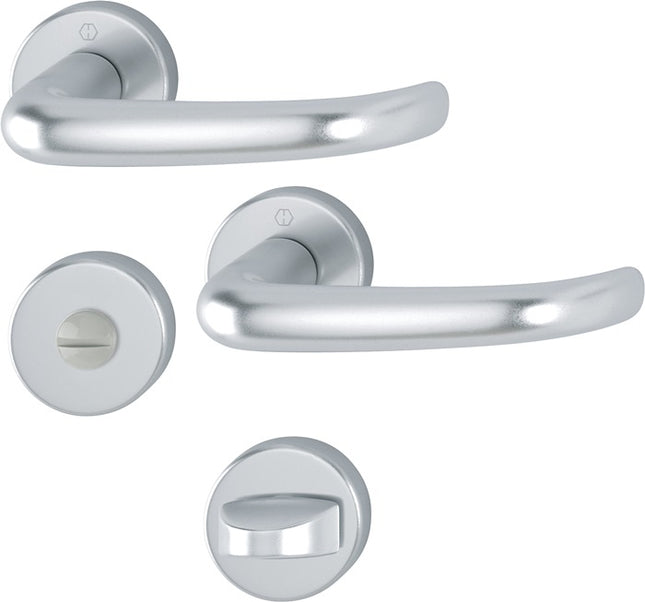 Zestaw rozet HOPPE San Francisco 1301/42KV/42KVS Aluminium F1 ( 3000202002 )