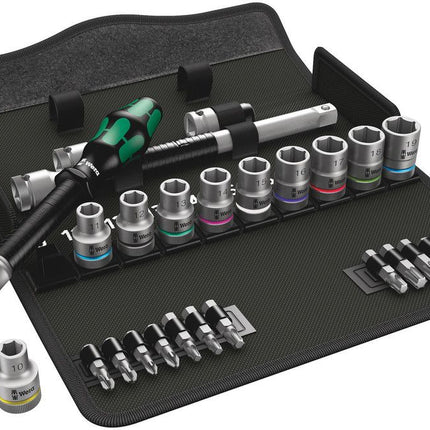 WERA Zyklop Speed 28-częściowy zestaw kluczy nasadowych 1/2 ″ ( 4000821652 )