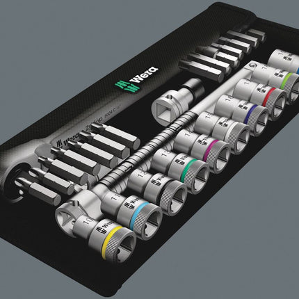 WERA Zyklop Metal 28-częściowy zestaw kluczy nasadowych 1/2 ″ ( 4000821764 )