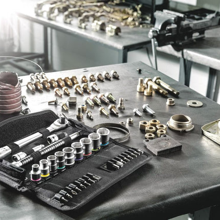 WERA Zyklop Metal 8100 SB 8 29-częściowy zestaw kluczy nasadowych 3/8 ″ ( 4000821752 )