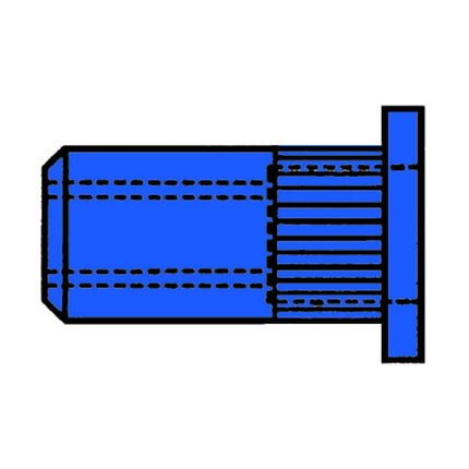Nitonakrętka GESIPA Trzon nitu d x l 11 x 17 mm M8 ( 4000813530 )