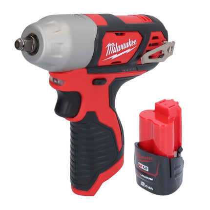 Milwaukee M12 BIW38-201 akumulatorowy klucz udarowy 12 V 135 Nm 3/8" + 1x akumulator 2,0 Ah - bez ładowarki