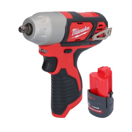 Milwaukee M12 BIW38-251 Akumulatorowy klucz udarowy 12 V 135 Nm 3/8" + 1x akumulator 2,5 Ah - bez ładowarki