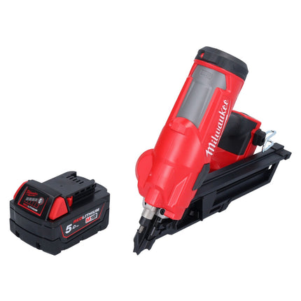 Milwaukee M18 FFN-501 gwoździarka akumulatorowa 18 V 50 - 90 mm bezszczotkowa + 1x akumulator 5,0 Ah - bez ładowarki