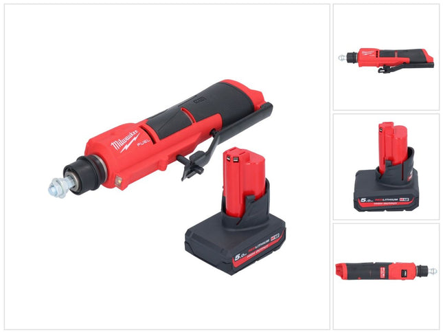 Milwaukee M12 FTB-501 Akumulatorowa frezarka do opon 12 V 7/16" Hex Brushless + 1x akumulator 5,0 Ah - bez ładowarki
