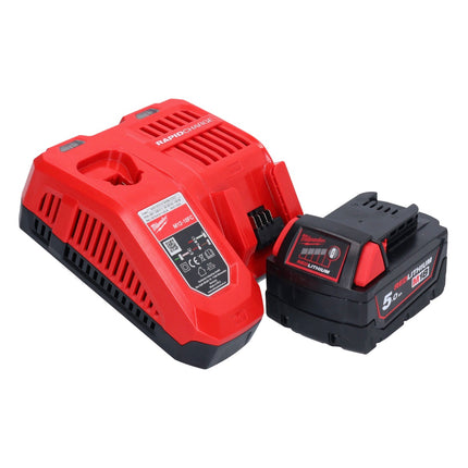 Milwaukee M18 FFN21-501C Gwoździarka akumulatorowa 18 V 50 - 90 mm bezszczotkowa + 1x akumulator 5,0 Ah + ładowarka + walizka