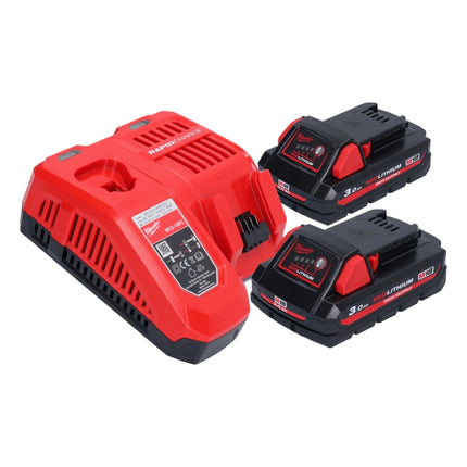 Milwaukee M18 FDGROVPDB-302X Akumulatorowa szlifierka prosta 18 V bezszczotkowa + 2x akumulator 3,0 Ah + ładowarka + pudełko HD