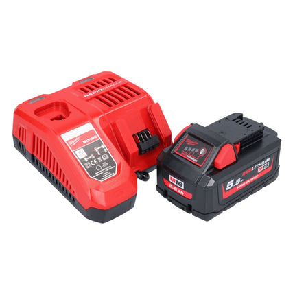 Milwaukee M18 FDGROVPDB-551X Akumulatorowa szlifierka prosta 18 V bezszczotkowa + 1x akumulator 5,5 Ah + ładowarka + pudełko HD