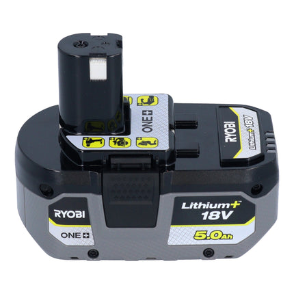 Akumulator RYOBI RB18L50 18 V 5,0 Ah / 5000 mAh Li-Ion ( 5133002433 ) ze wskaźnikiem poziomu naładowania