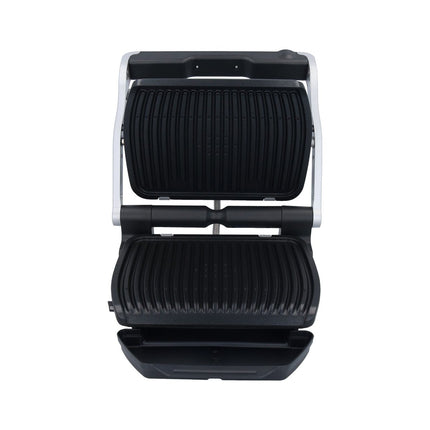Tefal Optigrill+ GC712D34 Grill kontaktowy 2000 Watt 80 - 250 °C srebrny / czarny