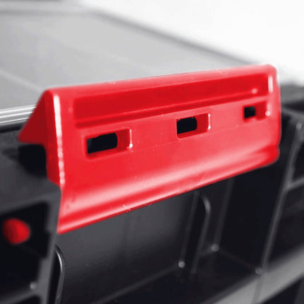 Toolbrothers RHINO XXL Trolley ECO Longer skrzynka narzędziowa Basic 50 l IP66 z kołami na metalowej osi i podwójnym uchwytem teleskopowym