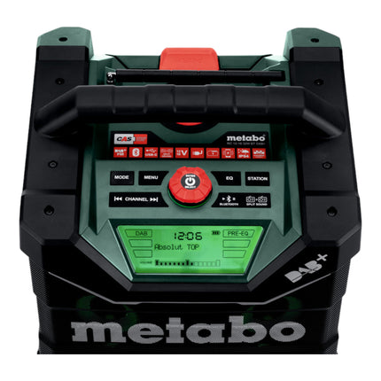 Metabo RC 12 18 32 W BT DAB+ bezprzewodowy radiotelefon budowlany 12 - 18 V IP 54 ( 600779850 ) - bez akumulatora, bez ładowarki