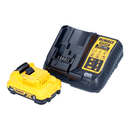 DeWalt DCE 088 D1R Akumulatorowy laser liniowy 12 V czerwony + 1x akumulator 2,0 Ah + ładowarka + TSTAK